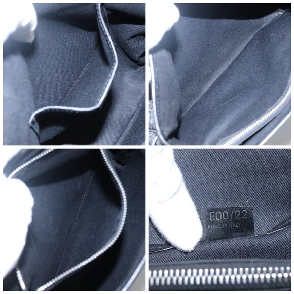 CELINE C Macadam Canvas Hand Bag Black Auth - Picture 15 of 16